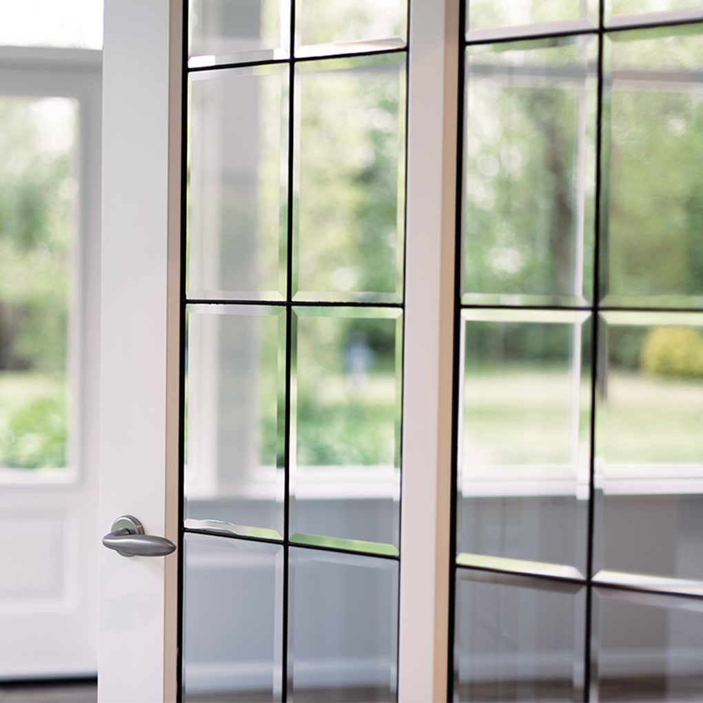 Binnendeur Austria Colour Lux Plus Rouen met geplaatst Glas-in-lood Udine